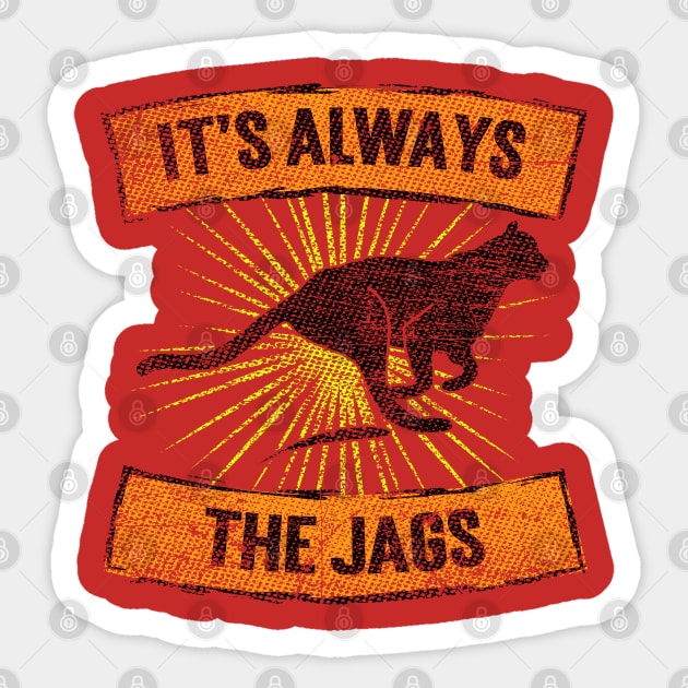 It Was Always The Jaguars v4 Sticker by Emma